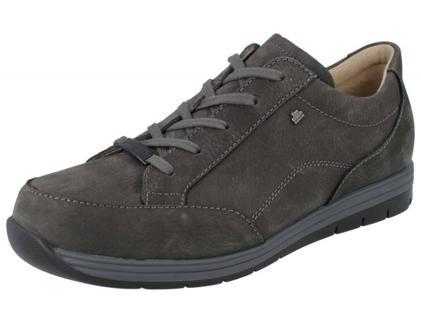 Finn Comfort extra breite Herren Schnürschuhe in grau kaufen